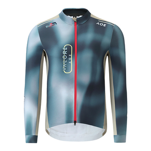 VALOREAOE凌越抓绒骑行服公路车冬装长袖上衣防风保暖透气外套男