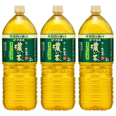 日本进口ITOEN伊藤园浓郁绿茶饮料2L无糖0脂0卡joynuts即饮大瓶装