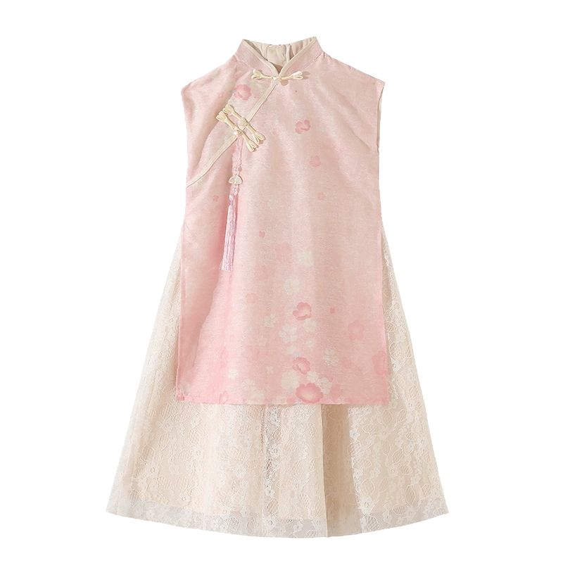 女童汉服连衣裙夏季新中式旗袍裙