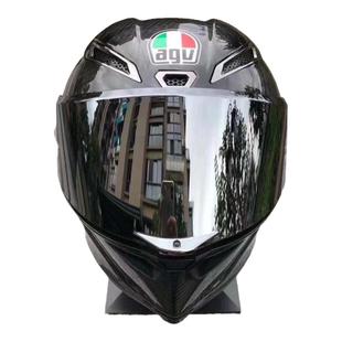 正品AGV头盔镜片PISTA GPRR/CORSA改装变色摩托车碳纤维电镀风镜