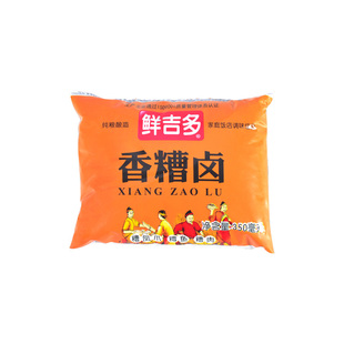 鲜吉多香糟卤350ml*6袋 纯粮酿造料酒卤汁糟肉糟毛豆泡鸡爪调味料