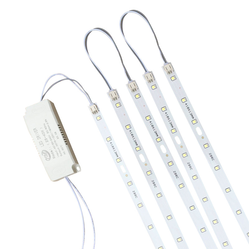 led长方形客厅灯管灯条39cm吸顶灯长条灯板31/49cm长灯板光源贴片