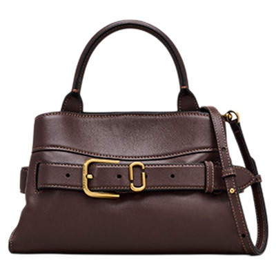 【冬季新品】MARC JACOBS/莫杰 DAKOTA 小号纯色牛皮斜挎手提包