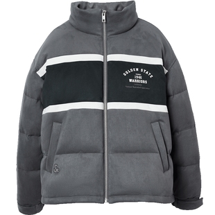 [商场爆款]杰克琼斯NBA联名勇士队新款男装冬羽绒服宽松225412021