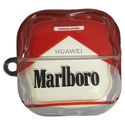 适用华为耳机壳个性英文