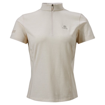 KAILAS凯乐石XM2女款羊毛半开短袖T恤美丽诺羊毛抗菌抑味户外徒步