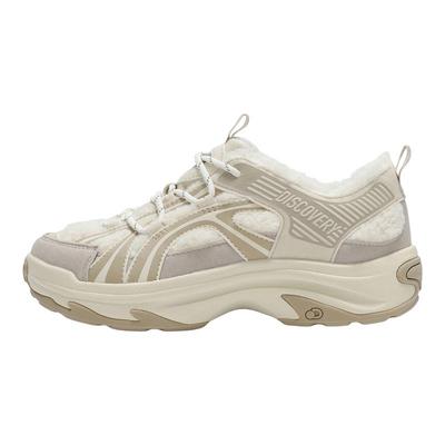 Discovery探索户外运动徒步登山厚底绒毛运动鞋男女情侣25冬新品