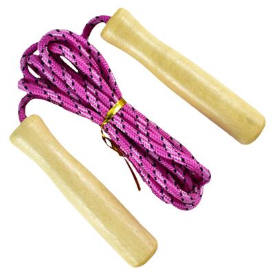 老式木柄跳绳儿童学生专用绳跳绳