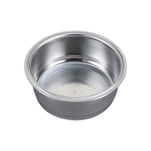 不锈钢咖啡无底粉碗51mm双人份单人四人份精密0.2孔0.3盲碗配件