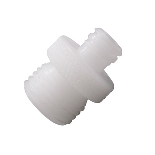 金属胶水分装器接头针筒转接头1/8和1/4外螺纹转接针筒塑料分装头