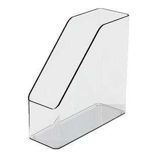 透明桌面文件收纳盒立式办公资料档案学生书架a4纸筐架书立文件架