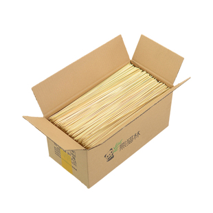 整箱竹签2.0mm*30cm一次性铁板鸭肠小肉串把把串烧烤细长签子