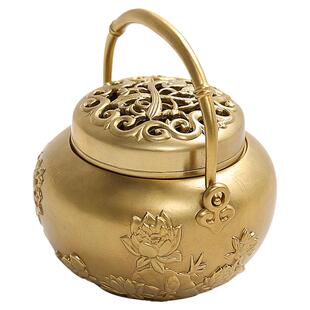 冬季暖手炉纯铜手炉取暖炉手捧烧炭老式小手炉古风暖手炉随身取暖