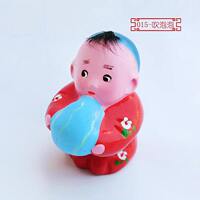 Tianjin clay figurines Zhang colorful Clay figurines, wedding mascots, wedding dolls, Little Hundred children, handcrafted traditional wedding room gifts thumbnail 3