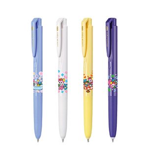 日本uni三菱铅笔UMN-155N酷麻酱限定0.5mm插画师联名复古风按动黑色中性笔学生低阻尼顺滑书写笔