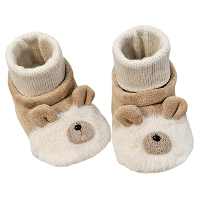 婴儿鞋子秋冬款男女宝宝学步鞋袜