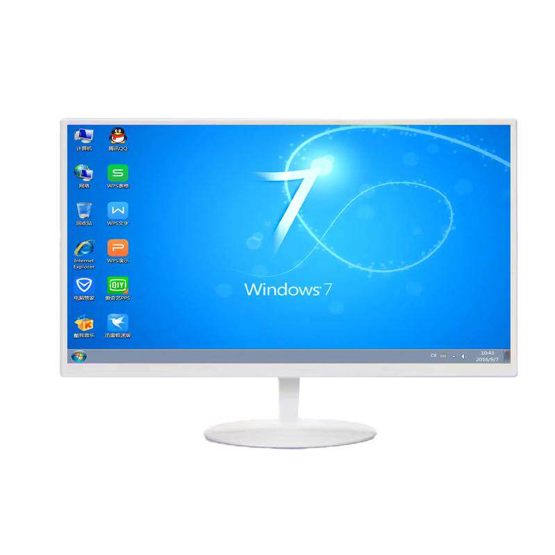 白色显示器办公家用19-22-24-27-32寸监控设备液晶电脑显示屏全白