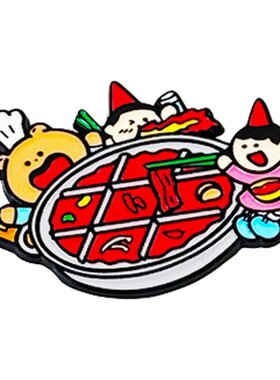 小红书重庆火锅限定出租车冰箱贴
