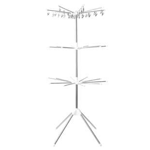 易凯隆不锈钢婴儿晾衣架落地折叠宝宝尿布架阳台晒衣架儿童毛巾架