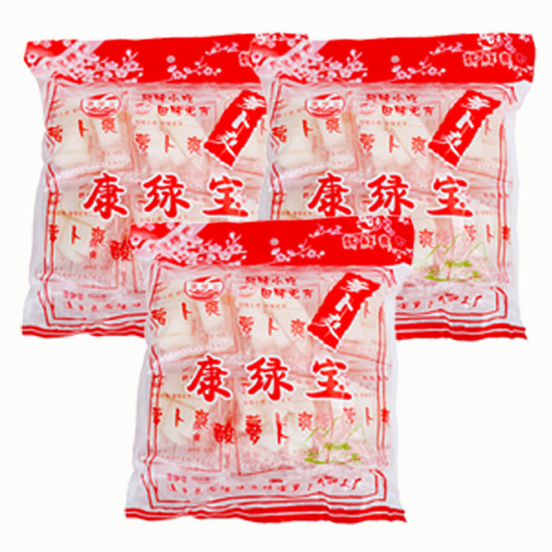 康绿宝广东河源特产酸萝卜爽忠信客家传统酸辣脆小吃独立包装零食