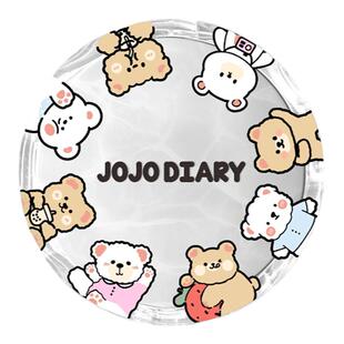 卡通萌熊轻薄气垫粉底液控油BB霜持久不脱妆卡粉学生党奶油肌平价