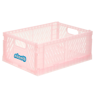 诺室折叠桌面收纳盒化妆品零食护肤品面膜办公课桌文具整理杂物筐