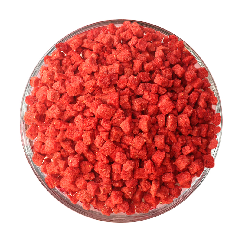 冻干草莓碎粒脆丁1kg水果干粒蛋糕甜品装饰烘焙雪花酥商用原材料