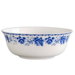 面碗家用2025新款高级感景德镇陶瓷釉中彩青花瓷商用骨瓷6英寸碗