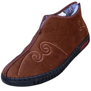 鞋子男款老北京布鞋冬季加绒保暖棉鞋复古汉服休闲柔软舒适爸爸鞋