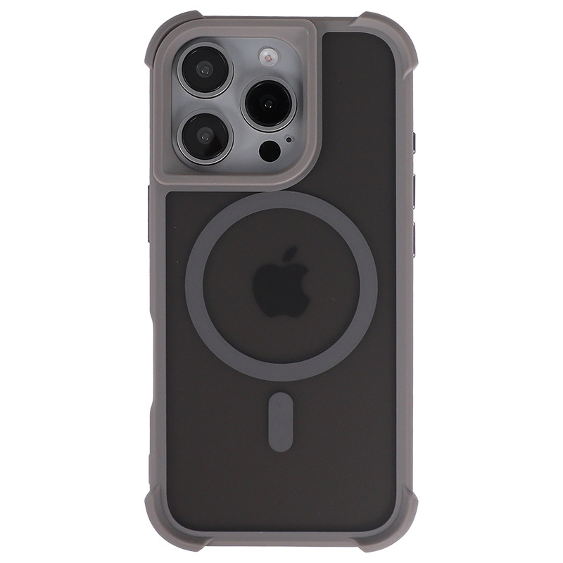 加厚气囊防尘肤感适用苹果16手机壳17Pro磁吸磨砂iPhone15Promax新款13pm四角防摔12硅胶边14plus硬壳11高级