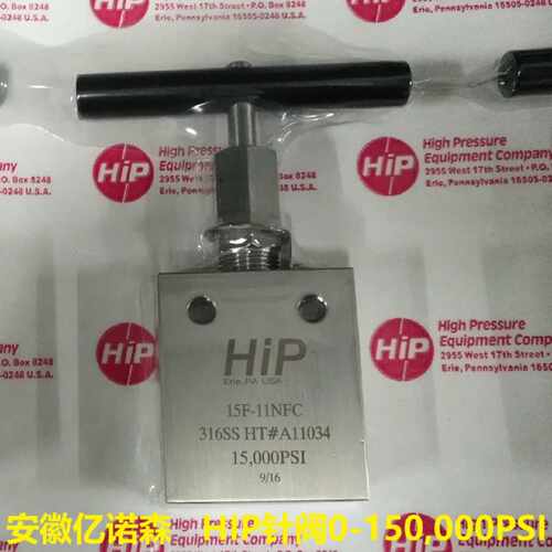 HIP高压针阀60-11HF4 三通手动阀150-14XF6 直通截止阀30-11HF6