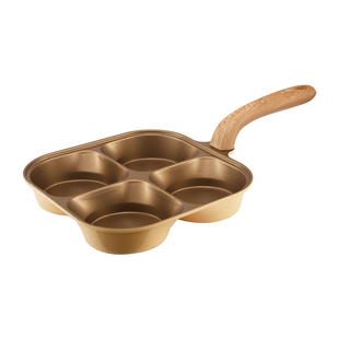 树可四孔早餐锅鸡蛋汉堡蛋堡肉蛋堡蛋饺专用电磁炉不粘锅煎蛋煎锅