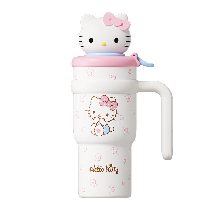 hellokitty保温杯子大容量冰霸巨无霸吸管水杯女生高颜值可爱礼物