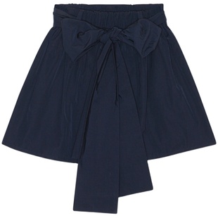 Shinyee▲christina rohde aw23女童大蝴蝶结半身裙 金丝背带裙