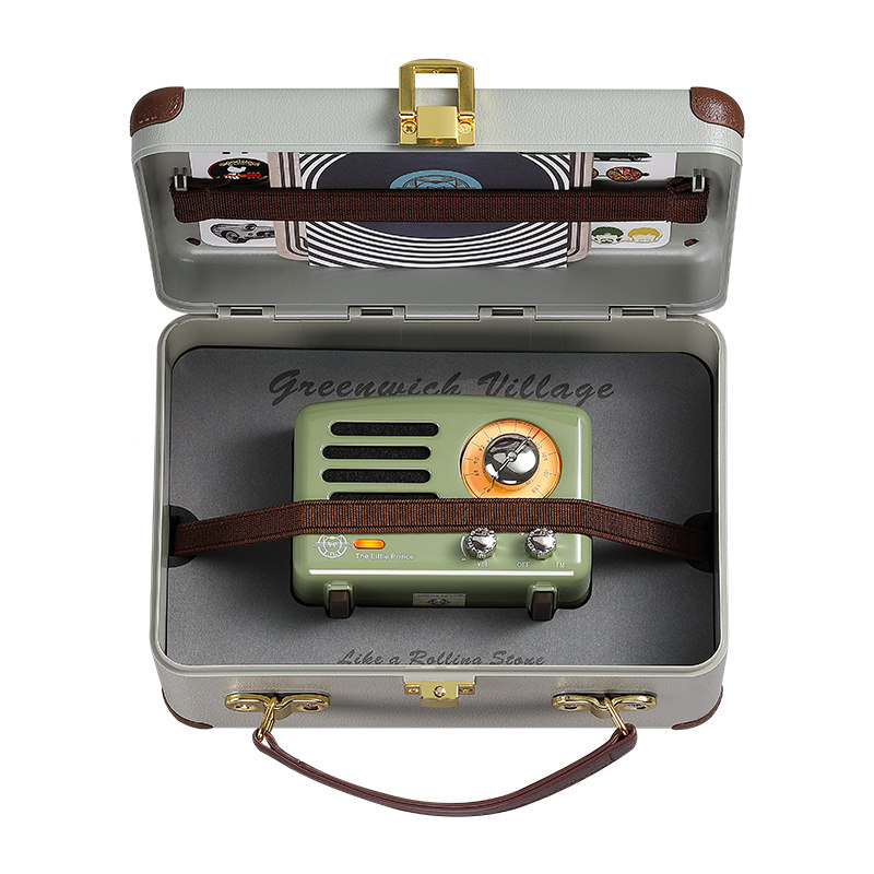 猫王音响小王子蓝牙音箱复古收音机家用音响超重低音炮女生日礼物