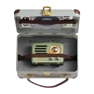 猫王音响小王子蓝牙音箱复古收音机家用音响超重低音炮女生日礼物