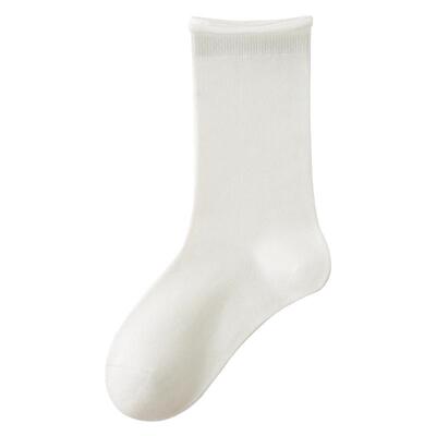 咪咪狗简约堆堆袜春秋款学生棉袜