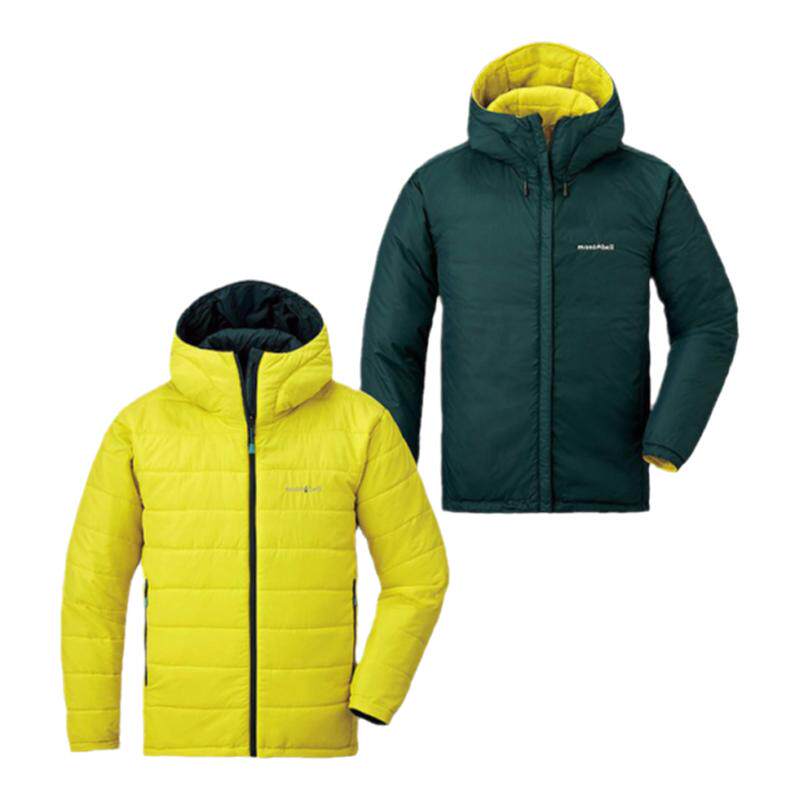 日潮跑腿Montbell蒙贝欧男款Thermaland保暖派克大衣夹克衫外套