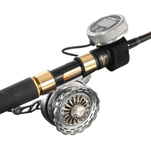 欧贝丝特长城三代钛金版筏钓轮重铅缓降带数显筏钓轮欧贝斯特