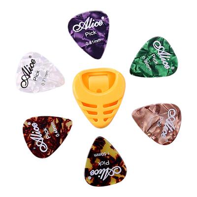 爱丽丝彩色吉他拨片送拨片收纳盒