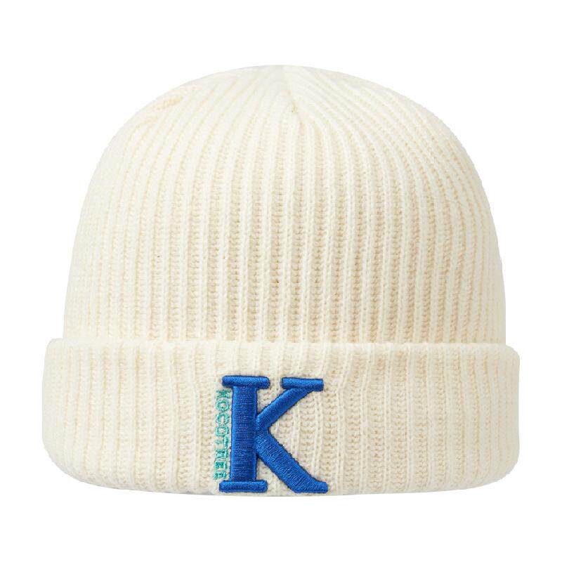 KK树儿童帽子男女童秋冬季节保暖针织抗起球时尚宝宝毛线帽