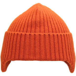 儿童帽子秋冬女童兔毛绒男童瓜皮帽保暖护耳雷锋帽亲子宝宝毛线帽