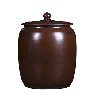 景德镇高端陶瓷家用米缸带盖面缸油水缸储水用密封防潮防虫储物罐