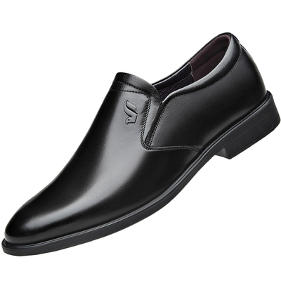 富贵鸟皮鞋男真皮透气软底