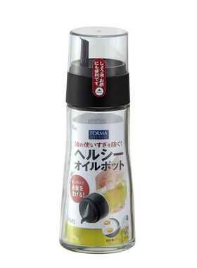 日本ASVEL玻璃油醋瓶油壶防漏酱油瓶醋瓶调味瓶 带盖日式厨房用品