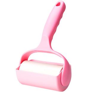 粘毛器粘尘纸可撕式10cm滚筒衣物除尘替换卷纸滚刷衣服沾毛黏除毛