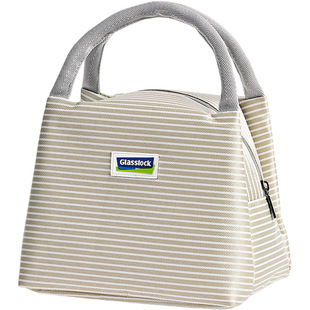 glasslock饭盒包保温袋 铝箔加厚手提饭盒袋上班带饭兜便当盒包袋