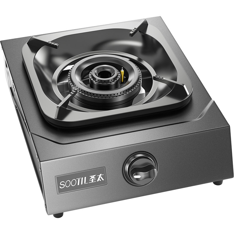 【圣太5.0kW家用】哑光磨砂单灶