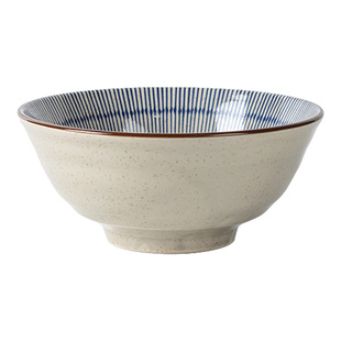 手绘复古餐具陶瓷面碗日式拉面碗家用斗笠碗汤菜碗7寸碗螺蛳粉碗