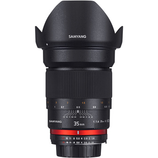 三阳 35mm F1.4 T1.5 佳能 尼康口单反微单手动电影镜头